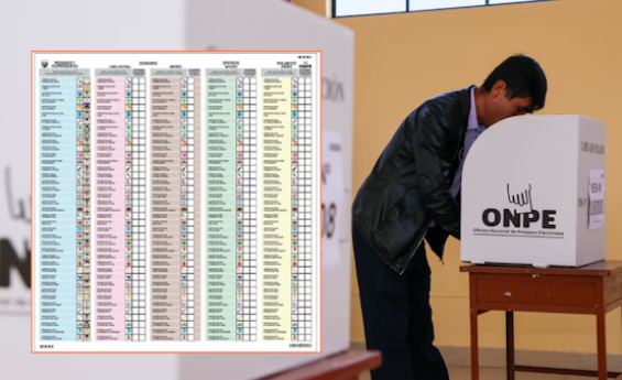 Mayoría de peruanos no sabe cómo votar en cédula de votación confusa