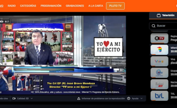 Milenial TV estrena - Yo amo a mi Ejército